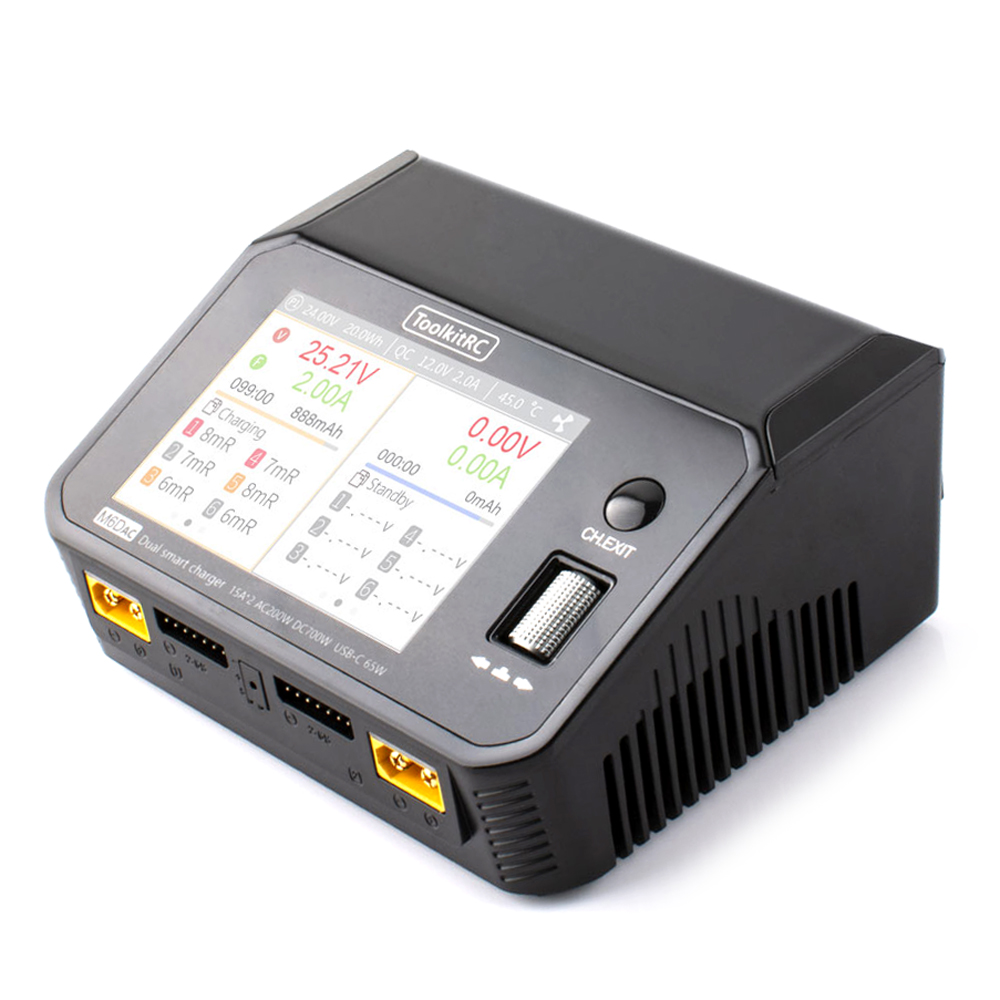 ToolkitRC M6DAC Dual Channel S - Toolkitrc M6Dac Smart Charger recension och pris