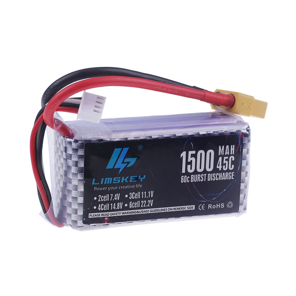 2S 3S 4S 6S Lipo Battery 7.4V  - 4S Lipo Battery 14.8V 6000Mah recension och pris