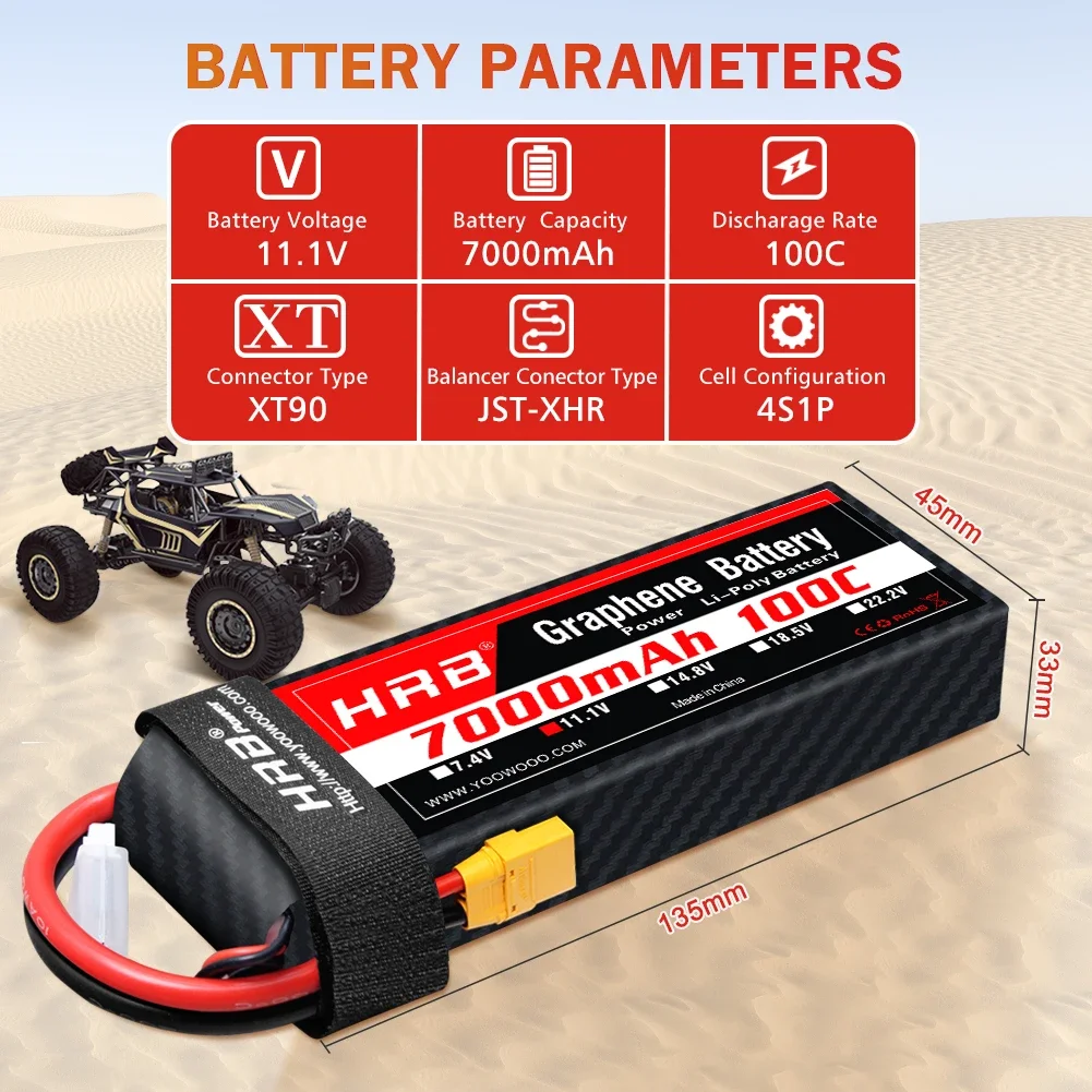 Graphene Battery 2S 3S 4S 6S R - 6S Lipo Battery 22.2V 5000Mah recension och pris