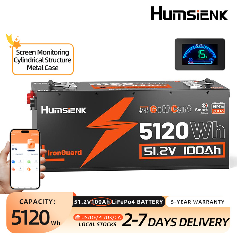 Humsienk LiFePO4 Battery 48V 1 - Lifepo4 12V 100Ah Bms Bluetooth recension och pris