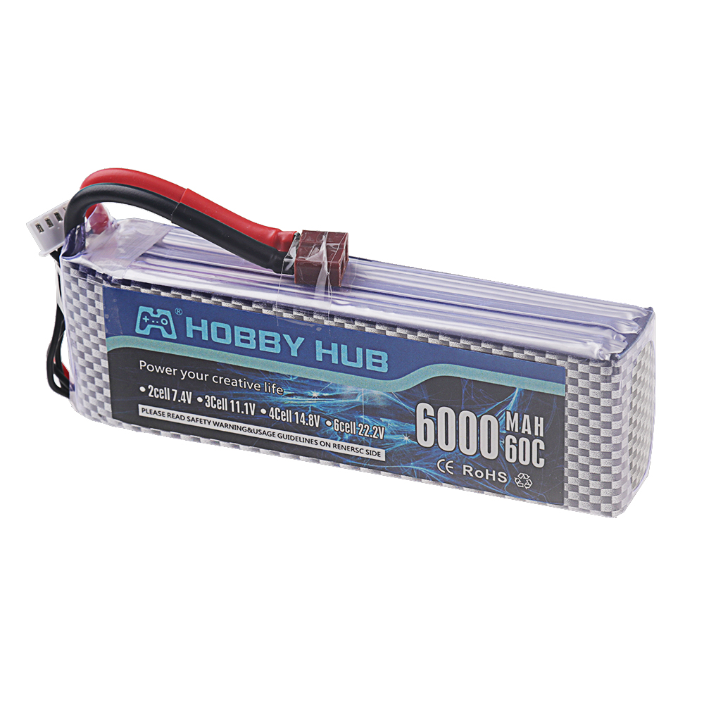 2S 3S 4S 6S 7.4V 11.1V 14.8V 2 - 4S Lipo Battery 14.8V 6000Mah recension och pris