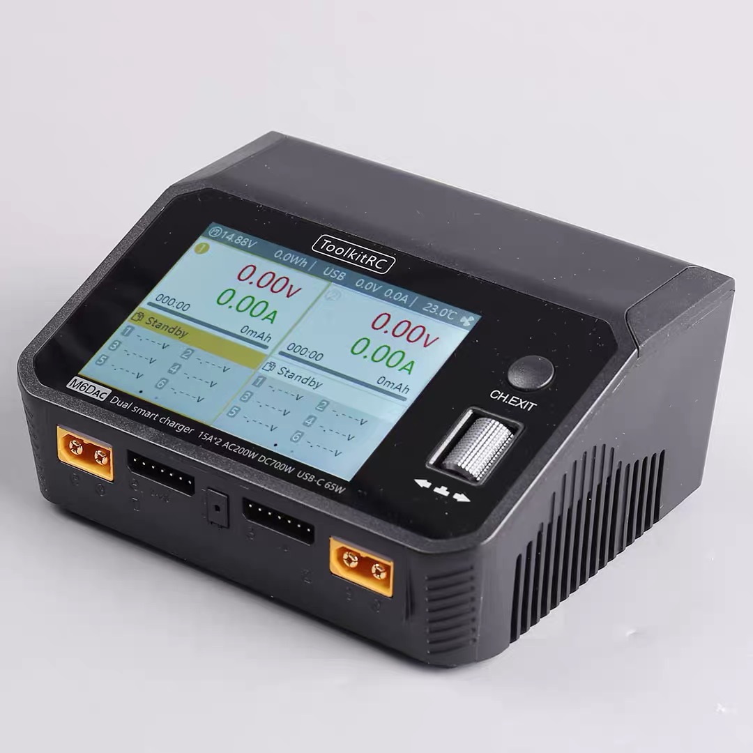 ToolkitRC M6DAC 350W X 2 USB-C - Toolkitrc M6Dac Smart Charger recension och pris