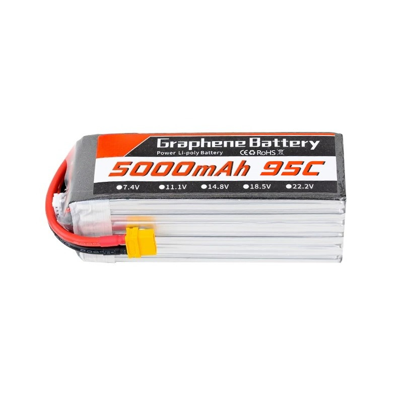 Graphene Lipo Battery 5000mAh  - 6S Lipo Battery 22.2V 5000Mah recension och pris