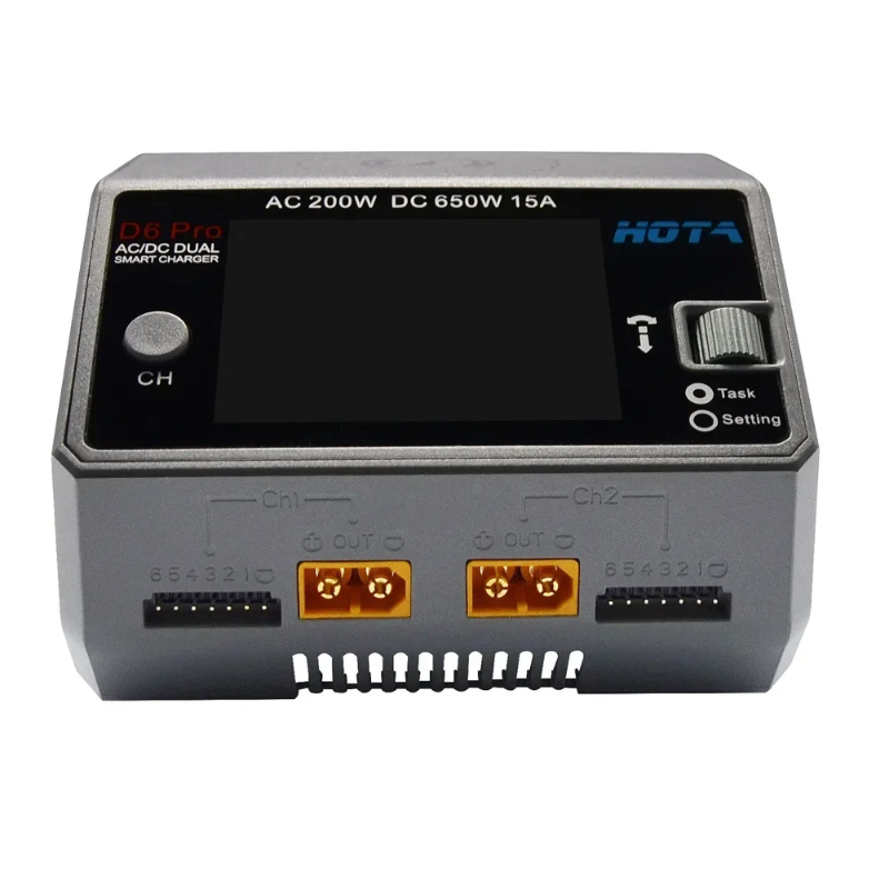 HOTA D6 Pro 650W Dual Channel  - Hota D6 Pro Dual Lipo Charger recension och pris