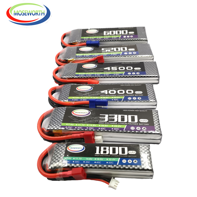 2S 3S 4S 6S 2200 4200 5200 600 - 4S Lipo Battery 14.8V 6000Mah recension och pris